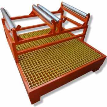 4桶型油桶支架型|贮存盘|化学品渗漏托盘|化学品盛漏托盘|化学品防泄漏托盘|油桶托盘|钢制防泄漏托盘